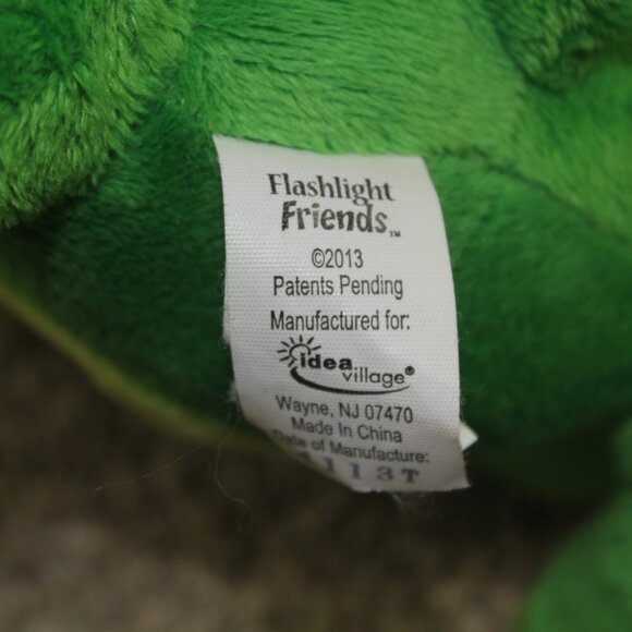 Flashlight Friends Dinosaur Dragon Green Plush Night Light Plush Toy 10" Works - Picture 6 of 6